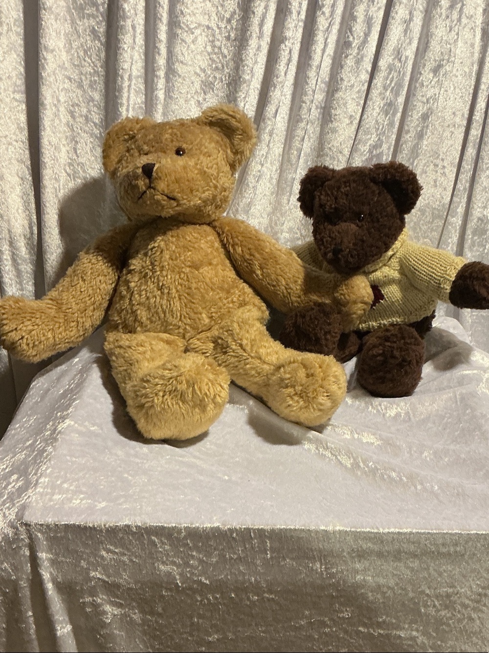 Boyds Bears Plush Pair in Tan and Dark Brown